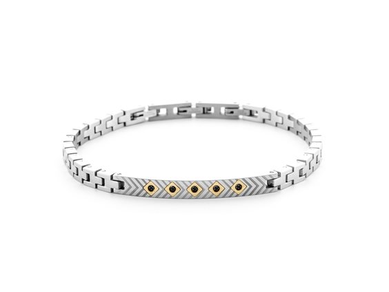 Bracciale 4US: Cesare Paciotti Uomo in Acciaio 4UBR6936 - 4UBR6936